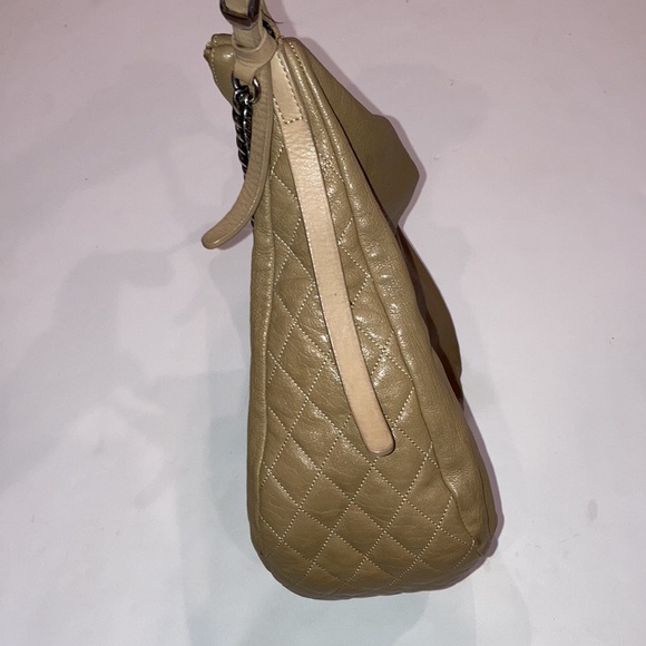 Jimmy Choo Chain Biker Hobo Bag Tan Leather - Picture 6 of 15